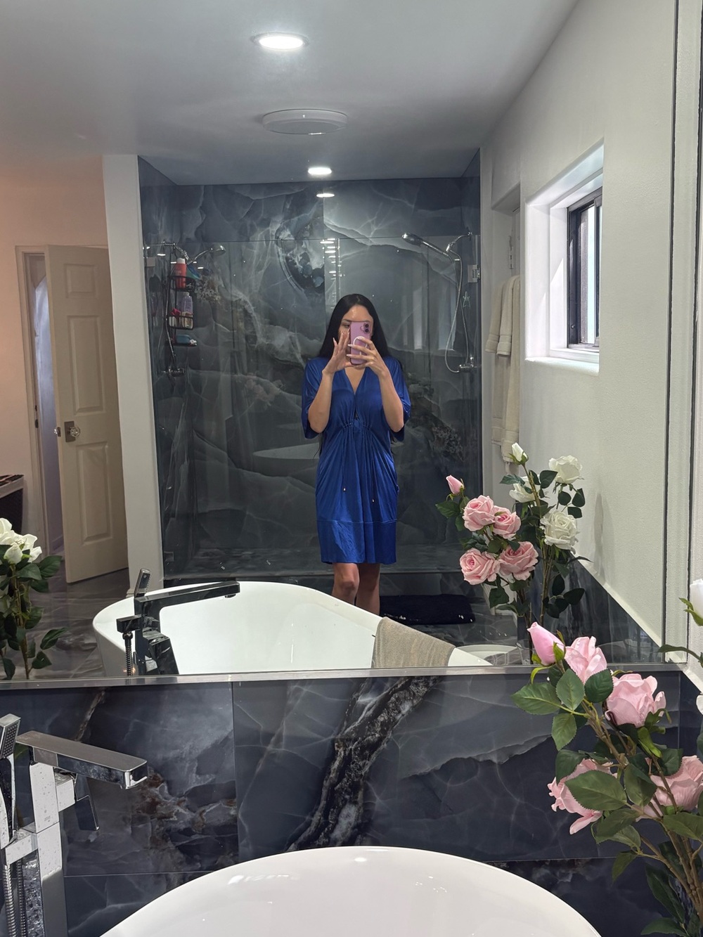 Roberto Cavalli Royal Blue Dress
